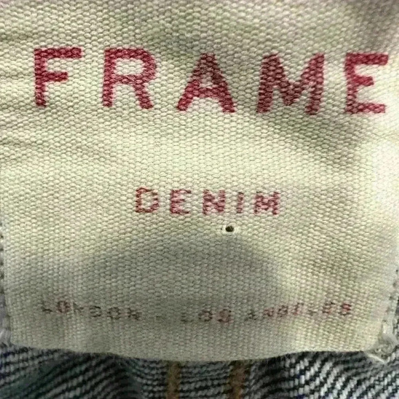 Frame-Le-Original-Skinny-Rigid-ReRelease-Split-Hem-Jeans SIZE 28 - Picture 2 of 10